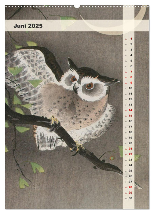 Ohara Koson - Gefiederte Schönheiten (CALVENDO Wandkalender 2025)