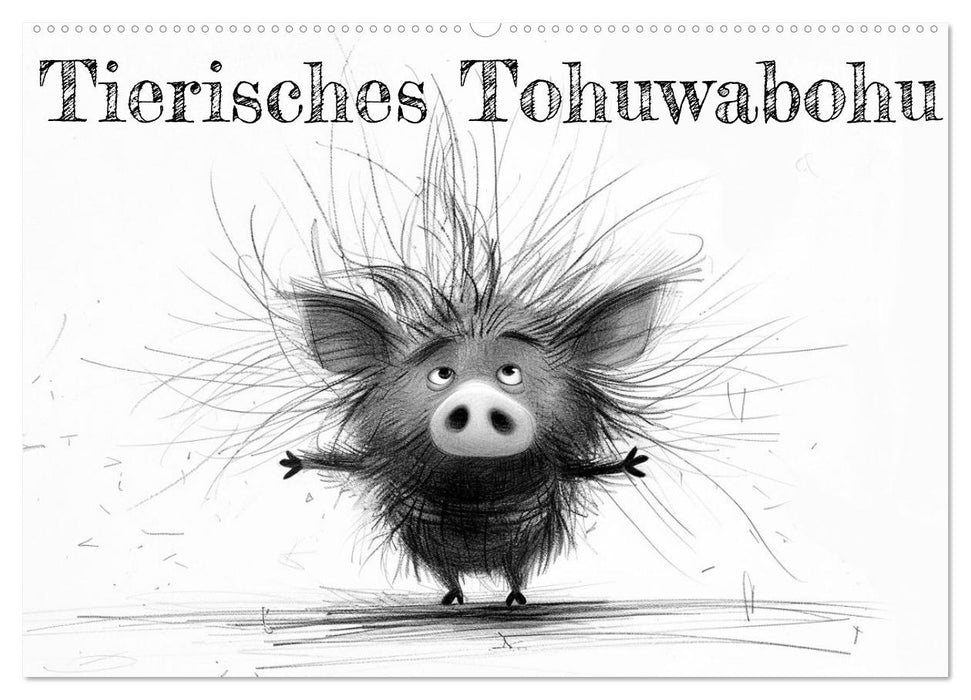 Tierisches Tohuwabohu (CALVENDO Wandkalender 2025)