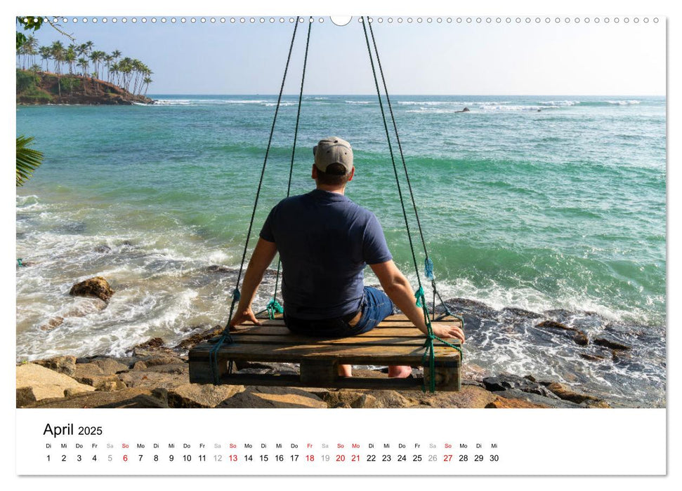 Urlaub in Sri Lanka - Reise durch Asien, Kultur und Natur (CALVENDO Wandkalender 2025)