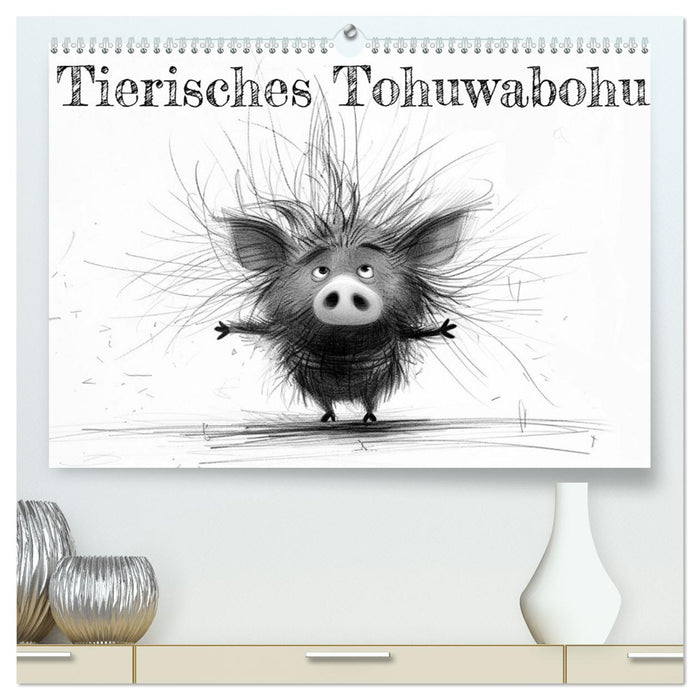 Tierisches Tohuwabohu (CALVENDO Premium Wandkalender 2025)