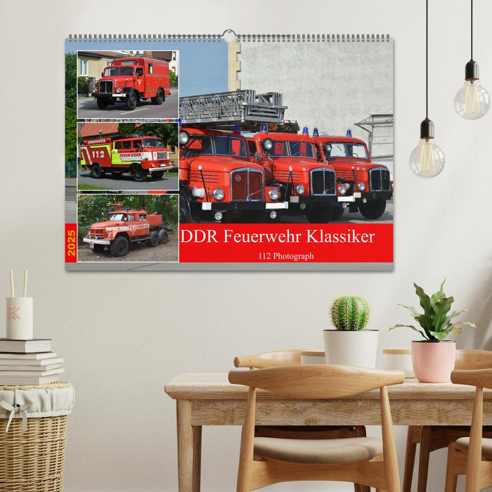 DDR Feuerwehr Klassiker (CALVENDO Wandkalender 2025)