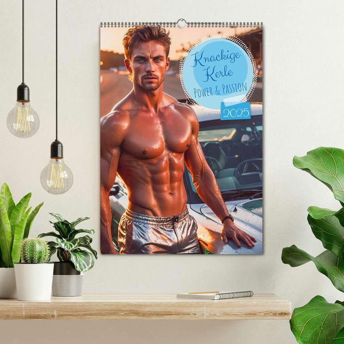 Knackige Kerle - Power & Passion (CALVENDO Wandkalender 2025)