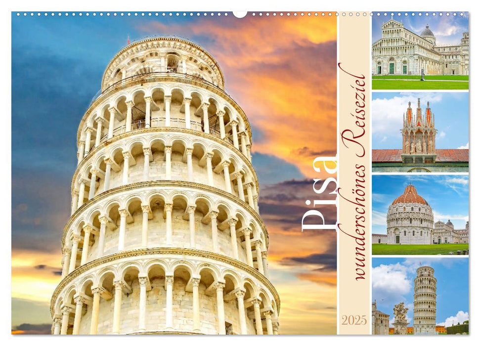 Pisa - wunderschönes Reiseziel (CALVENDO Wandkalender 2025)