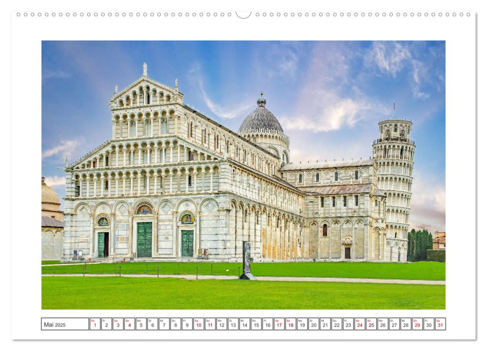 Pisa - wunderschönes Reiseziel (CALVENDO Wandkalender 2025)