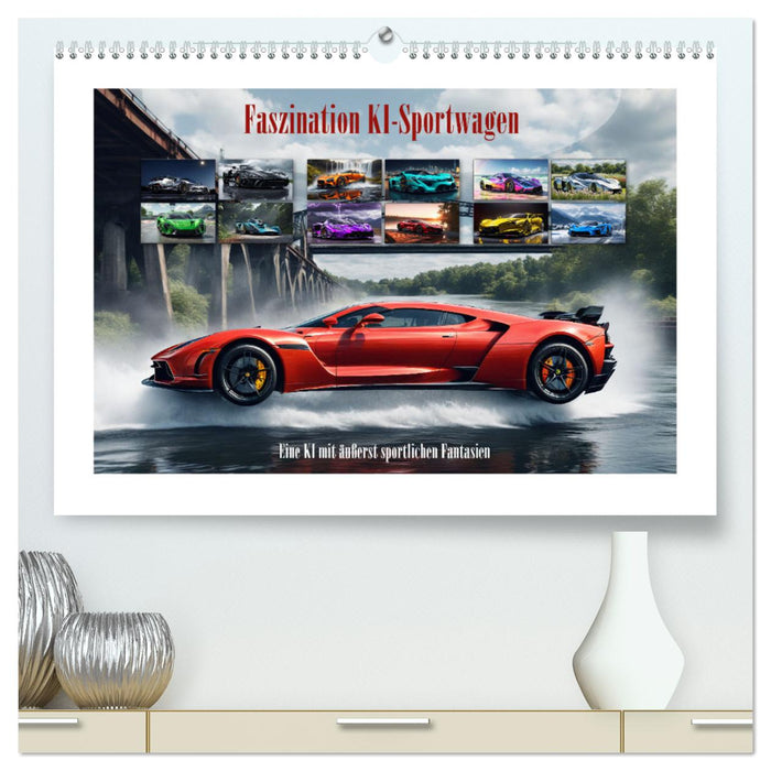 Faszination KI-Sportwagen (CALVENDO Premium Wandkalender 2025)