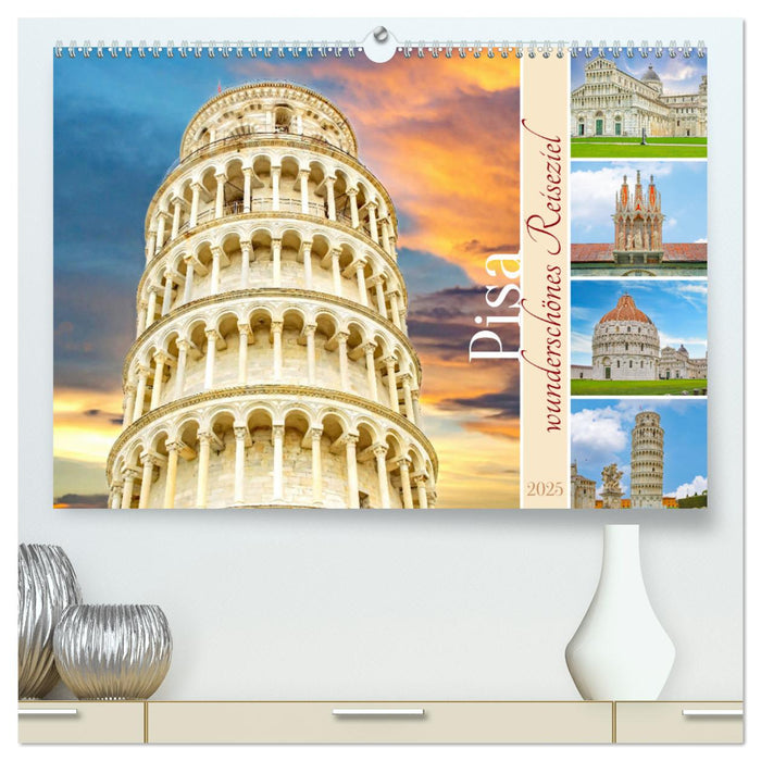 Pisa - wunderschönes Reiseziel (CALVENDO Premium Wandkalender 2025)