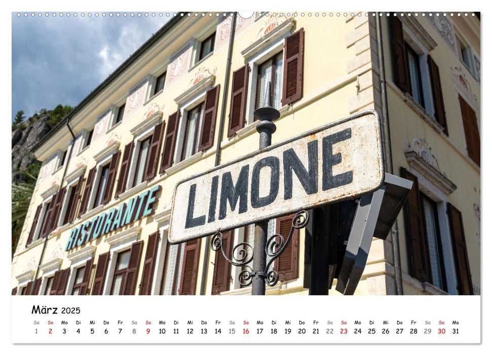 Limone sul Garda - Die Heimat der Zitrone am Gardasee (CALVENDO Wandkalender 2025)