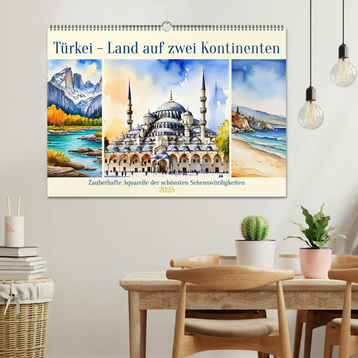 Türkei - Land auf zwei Kontinenten (CALVENDO Wandkalender 2025)