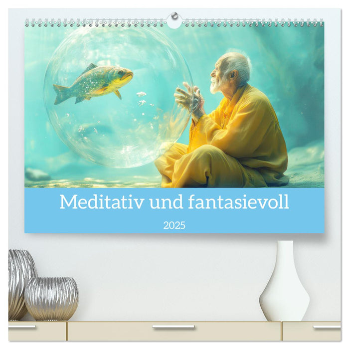 Meditativ und fantasievoll (CALVENDO Premium Wandkalender 2025)