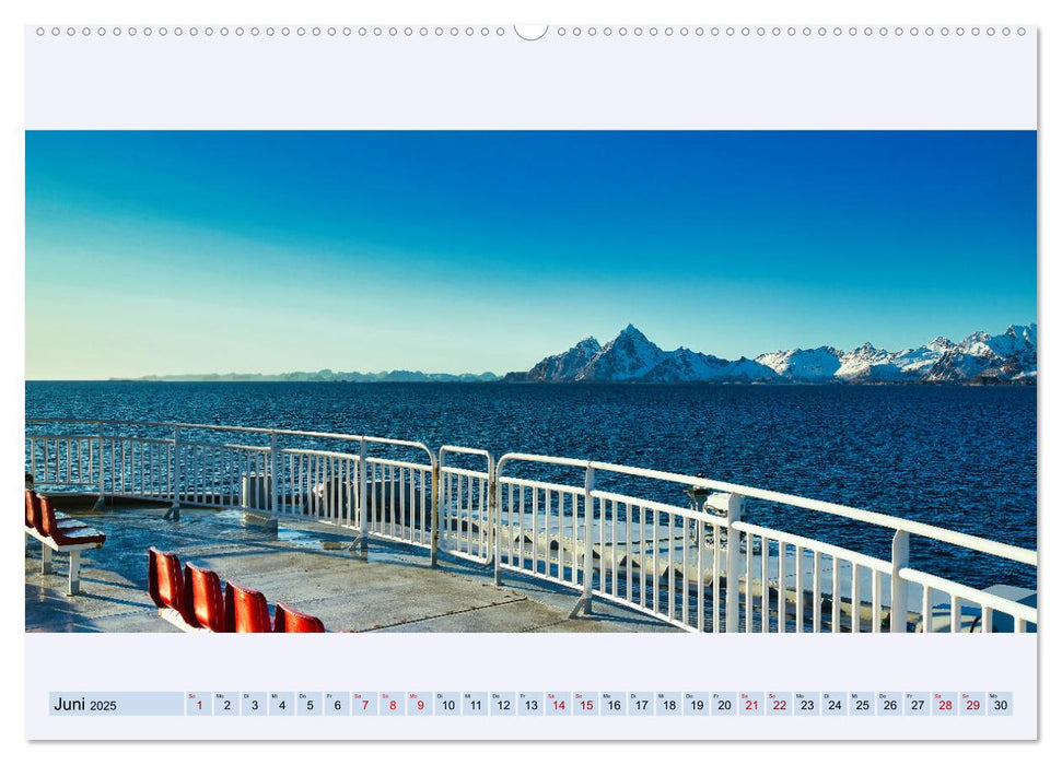 Norwegen Nordland Troms og Finnmark - Panoramen (CALVENDO Premium Wandkalender 2025)