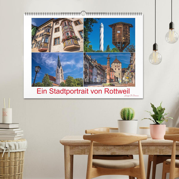 Ein Stadtportrait von Rottweil (CALVENDO Wandkalender 2025)