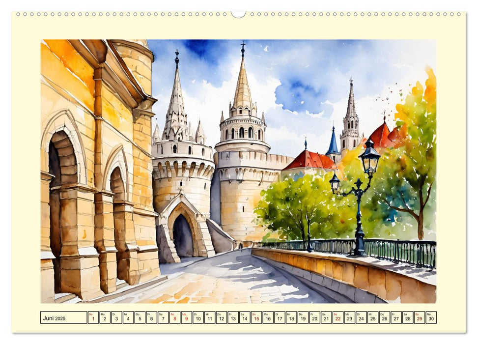 Reise durch Ungarn (CALVENDO Premium Wandkalender 2025)