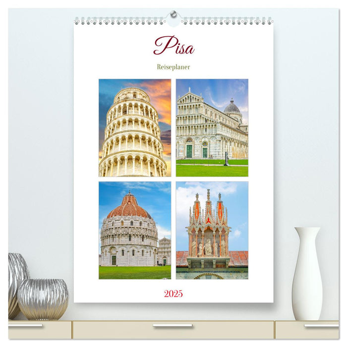 Pisa - Reiseplaner (CALVENDO Premium Wandkalender 2025)