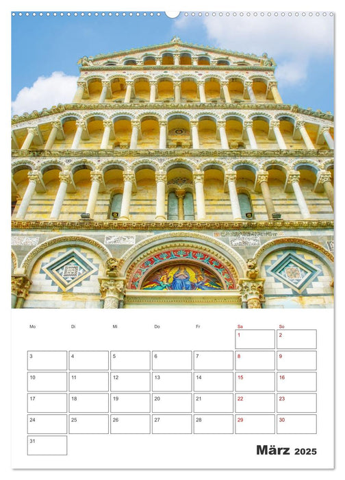 Pisa - Reiseplaner (CALVENDO Premium Wandkalender 2025)