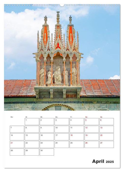 Pisa - Reiseplaner (CALVENDO Premium Wandkalender 2025)