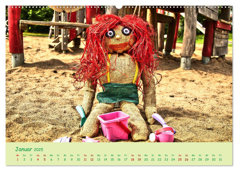 Mein Name ist Jute, wir sind auf dem Spielplatz (CALVENDO Wandkalender 2025)