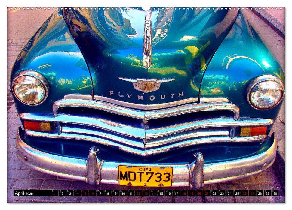 PLYMOUTH '50 - Ein US-Oldtimer in Havanna (CALVENDO Wandkalender 2025)