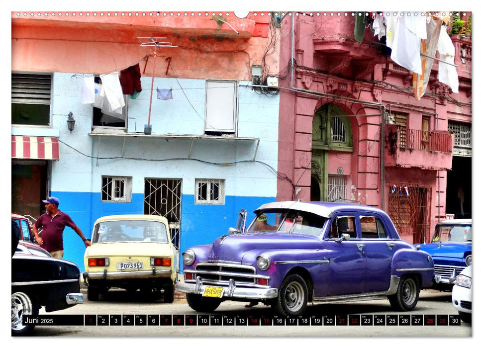 PLYMOUTH '50 - Ein US-Oldtimer in Havanna (CALVENDO Wandkalender 2025)