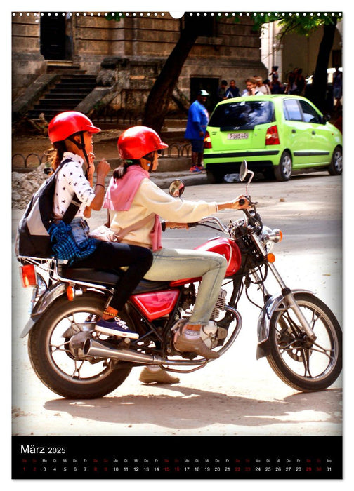 SUZUKI BIKER IN HAVANNA (CALVENDO Premium Wandkalender 2025)