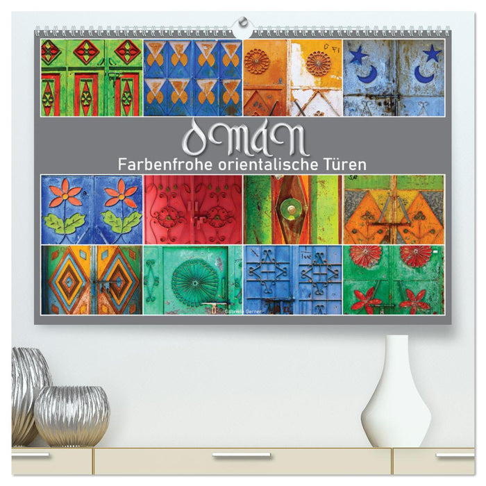 OMAN - Farbenfrohe orientalische Türen (CALVENDO Premium Wandkalender 2025)