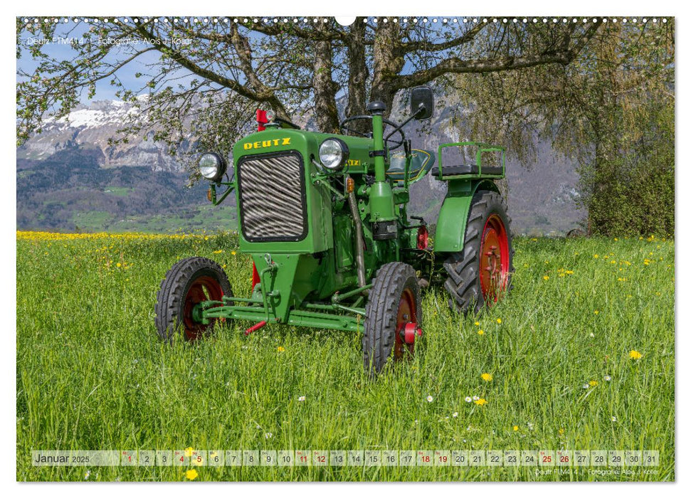 Traktoren – Nostalgie auf dem Bauernhof (CALVENDO Premium Wandkalender 2025)