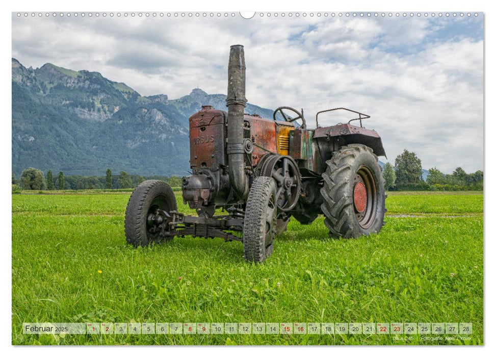 Traktoren – Nostalgie auf dem Bauernhof (CALVENDO Premium Wandkalender 2025)