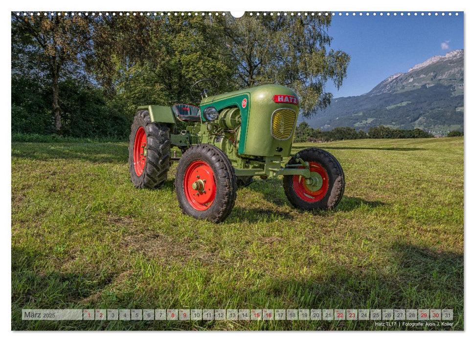 Traktoren – Nostalgie auf dem Bauernhof (CALVENDO Premium Wandkalender 2025)