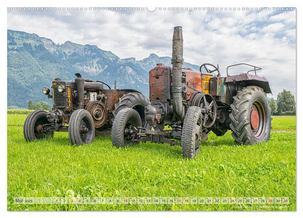 Traktoren – Nostalgie auf dem Bauernhof (CALVENDO Premium Wandkalender 2025)