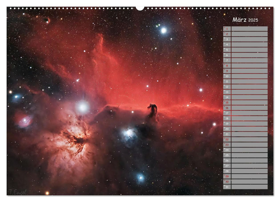 Deep-Sky Amateurastronomie (CALVENDO Premium Wandkalender 2025)