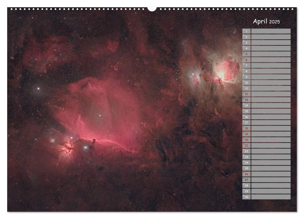 Deep-Sky Amateurastronomie (CALVENDO Premium Wandkalender 2025)