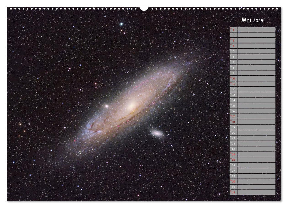 Deep-Sky Amateurastronomie (CALVENDO Premium Wandkalender 2025)