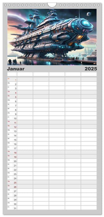 Kriegsschiffe Anbruch einer neuen Ära (CALVENDO Familienplaner 2025)