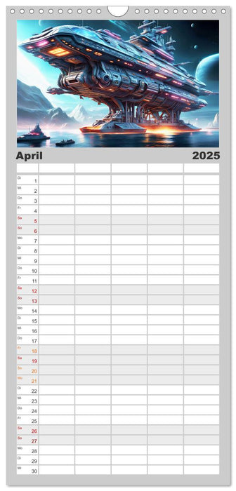 Kriegsschiffe Anbruch einer neuen Ära (CALVENDO Familienplaner 2025)