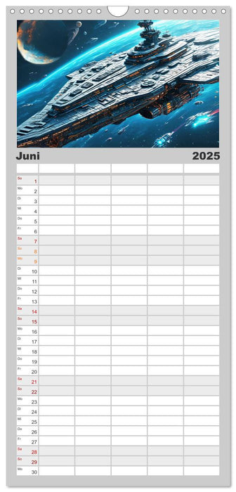 Kriegsschiffe Anbruch einer neuen Ära (CALVENDO Familienplaner 2025)