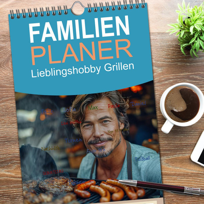 Lieblingshobby Grillen (CALVENDO Familienplaner 2025)