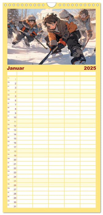 Der Jungen-Kalender (CALVENDO Familienplaner 2025)