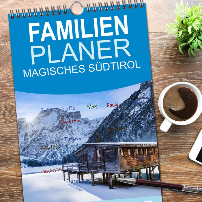 MAGISCHES SÜDTIROL (CALVENDO Familienplaner 2025)