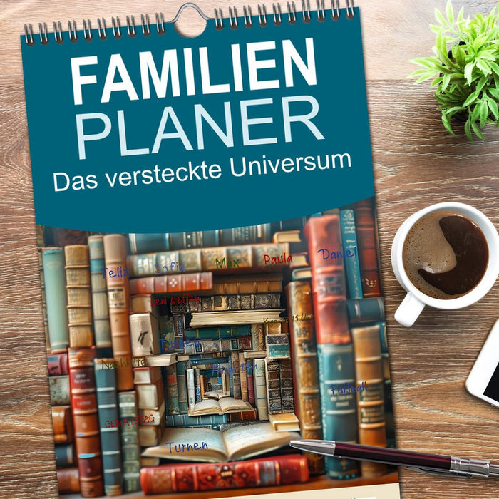 Das versteckte Universum (CALVENDO Familienplaner 2025)