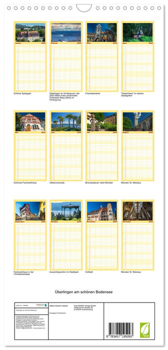 Überlingen am schönen Bodensee (CALVENDO Familienplaner 2025)