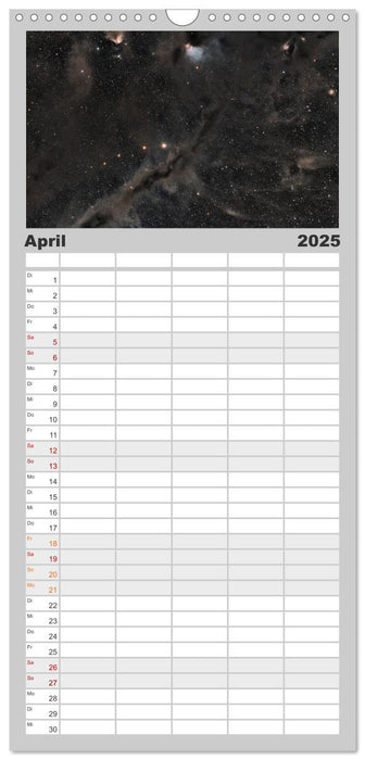 Deep Sky Kalender (CALVENDO Familienplaner 2025)