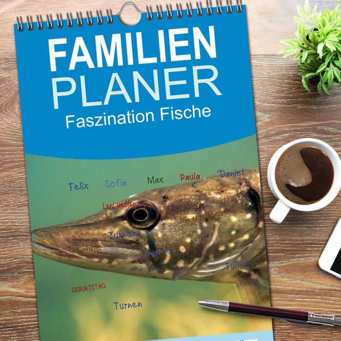 Faszination Fische (CALVENDO Familienplaner 2025)