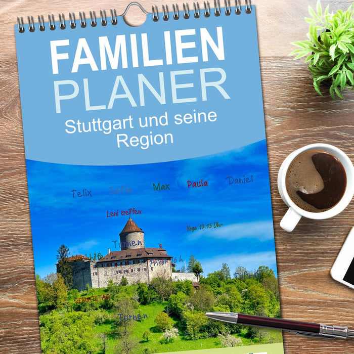 Stuttgart und seine Region (CALVENDO Familienplaner 2025)