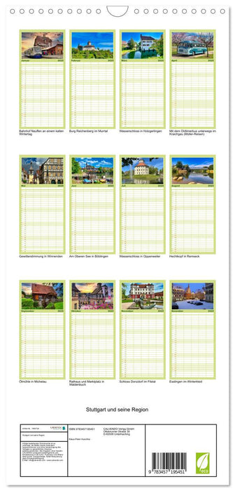 Stuttgart und seine Region (CALVENDO Familienplaner 2025)