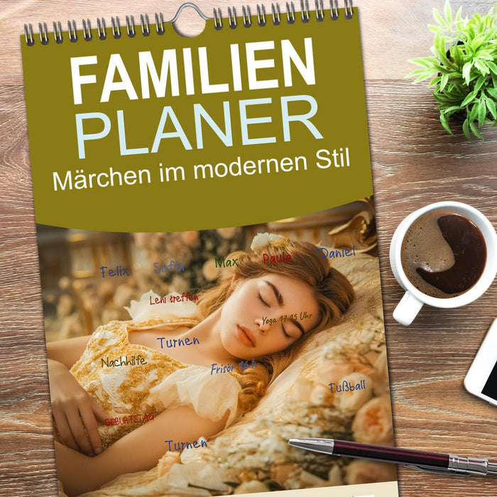 Märchen im modernen Stil (CALVENDO Familienplaner 2025)