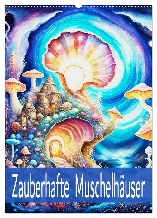 Zauberhafte Muschelhäuser (CALVENDO Wandkalender 2025)