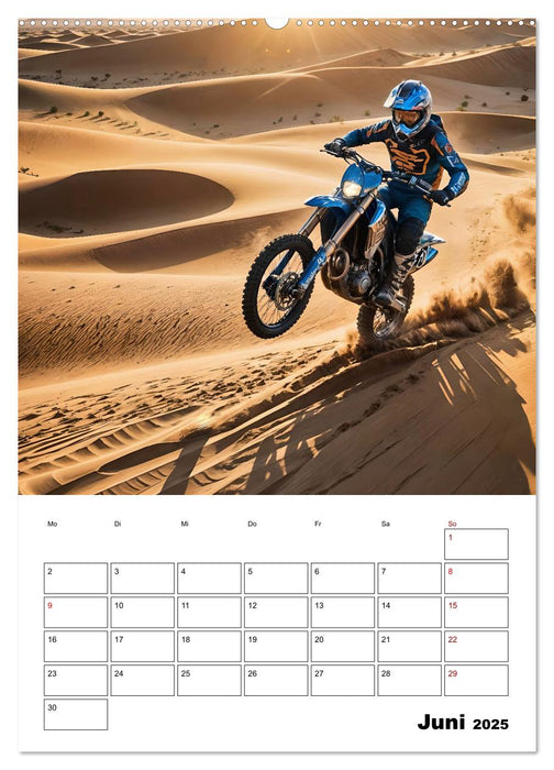 Vollgas und Adrenalin - Motocross-Action pur! (CALVENDO Wandkalender 2025)