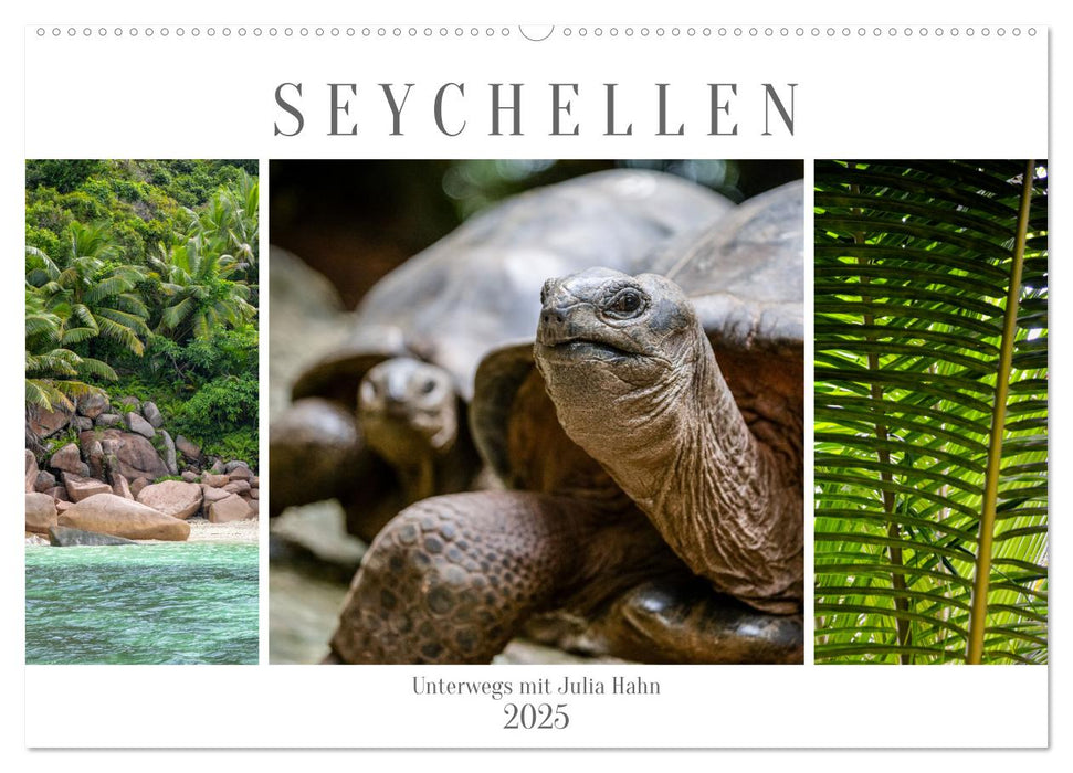 Seychellen - unterwegs mit Julia Hahn (CALVENDO Wandkalender 2025)