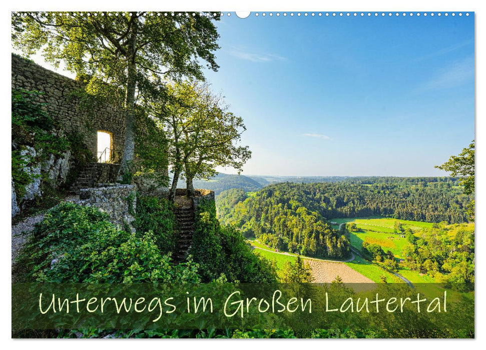 Unterwegs im Großen Lautertal (CALVENDO Wandkalender 2025)