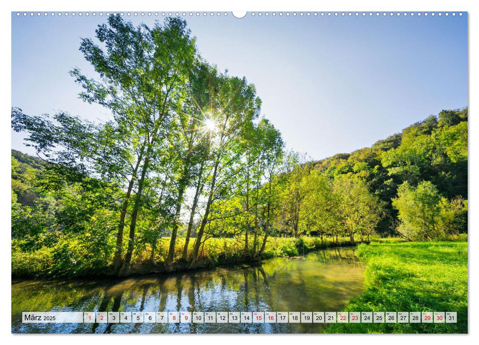 Unterwegs im Großen Lautertal (CALVENDO Wandkalender 2025)