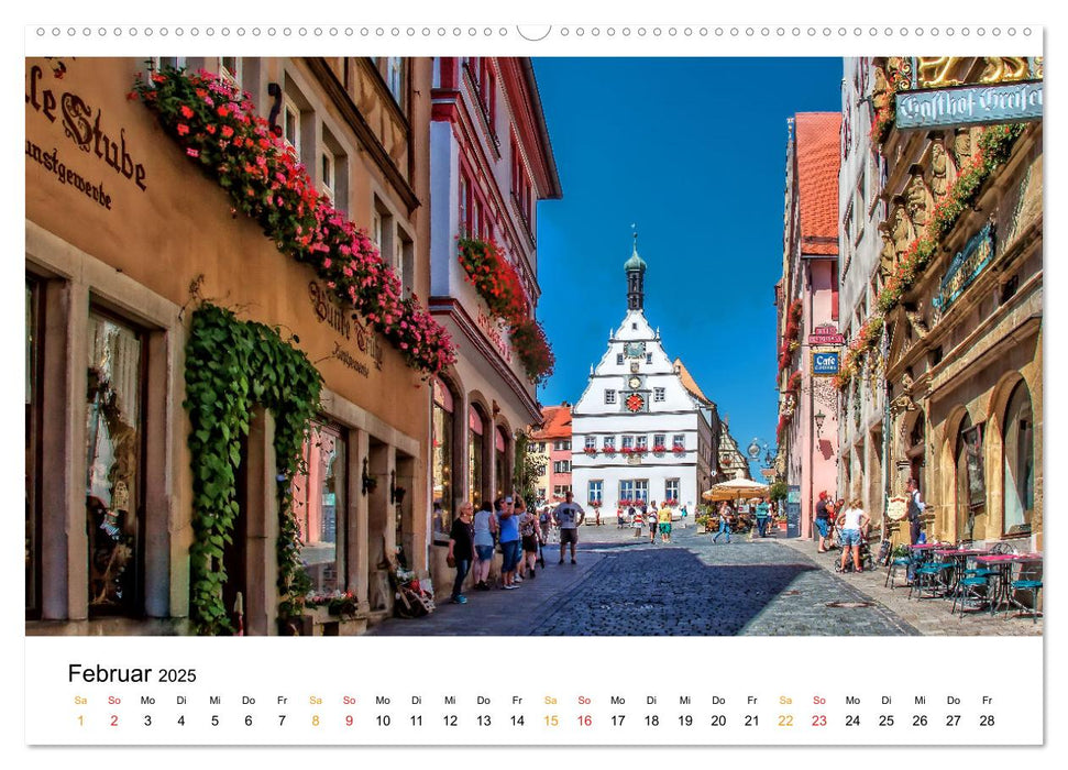 Deutschland - traumhafte Sehenswürdigkeiten (CALVENDO Wandkalender 2025)